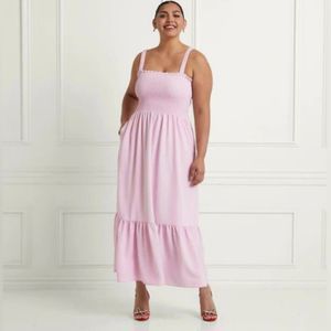 Hill House Home The Anjuli Nap Dress sz XS in Ballerina Pink NWT